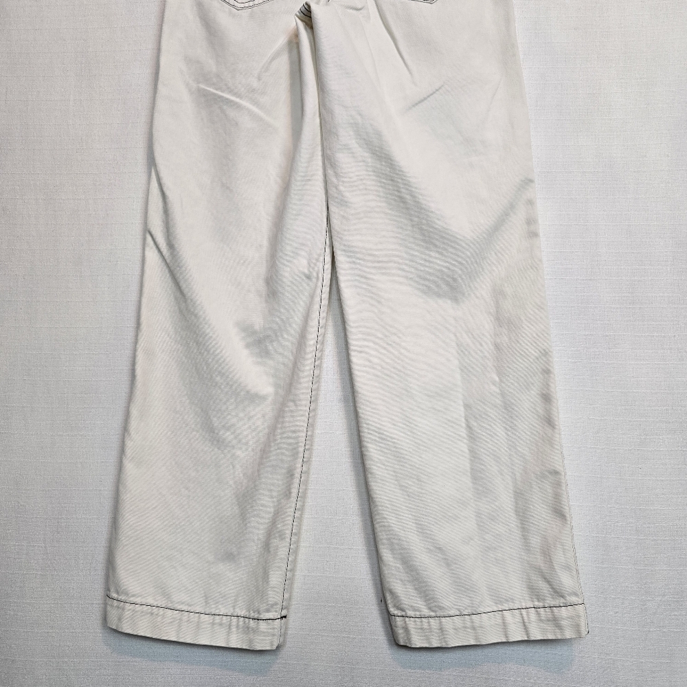 Madewell 23 Perfect Vintage Wide-Leg Jean Utility Pant In Garment-Dyed Canvas 23 - Picture 11 of 16